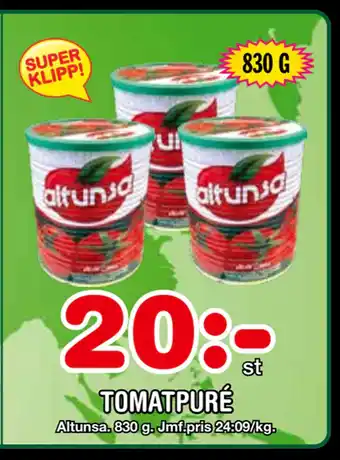 Nya Pulsen Tomatpuré erbjuda