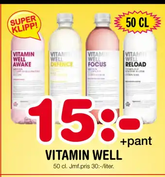 Nya Pulsen Vitamin well erbjuda
