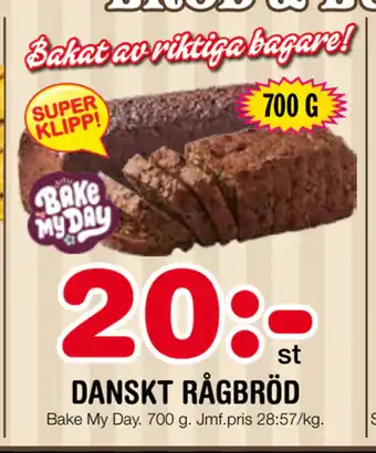 Nya Pulsen Danskt rågbröd erbjuda