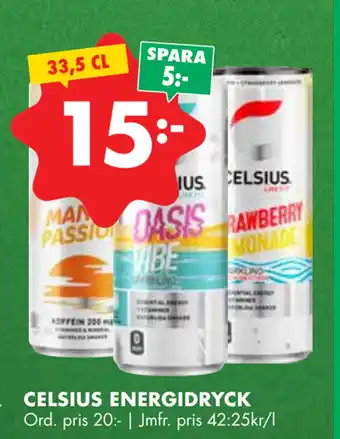 ÖoB Celsius energidryck erbjuda