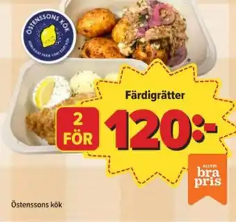 Östenssons Östenssons färdigrätter erbjuda