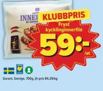 Östenssons Garant kycklinginnerfilé erbjuda