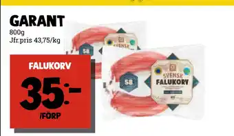 MatArket Garant erbjuda