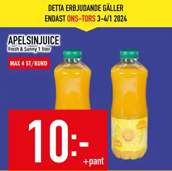 Matdax Apelsinjuice erbjuda