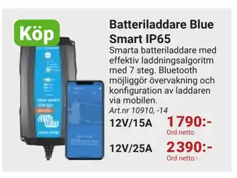 Erlandsons Brygga Batteriladdare blue smart ip65 erbjuda