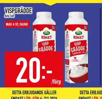 Matdax Vispgrädde erbjuda