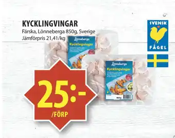 Matvärlden Tensta Kycklingvingar erbjuda
