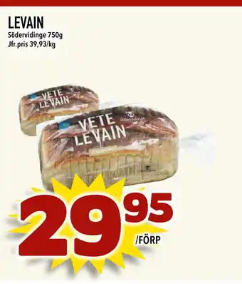 Supergrossen Levain erbjuda