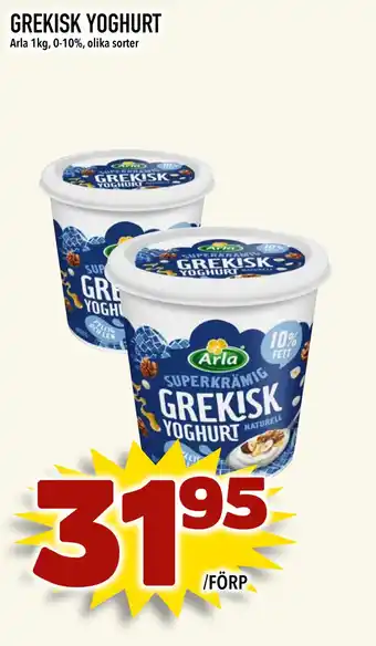 Nelins Grekisk yoghurt erbjuda