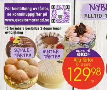 EKO Eko butiksbakat kaffebröd erbjuda