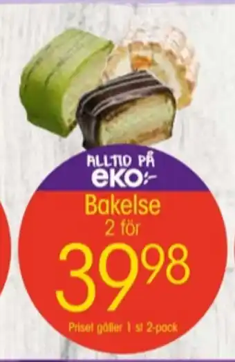 EKO Eko butiksbakat kaffebröd erbjuda