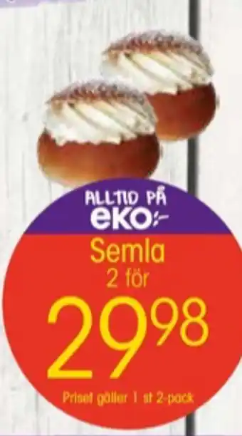 EKO Eko butiksbakat kaffebröd erbjuda