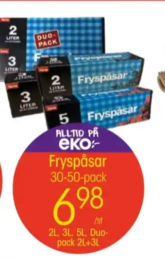 EKO Spar fryspåsar erbjuda