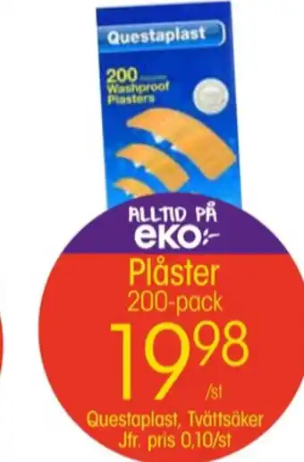 EKO Questaplast plåster erbjuda
