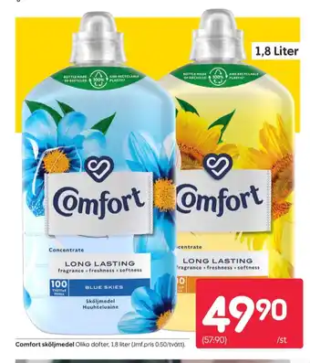 Rusta Comfort sköljmedel erbjuda