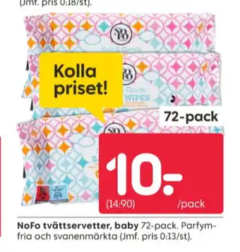 Rusta Nofo tvättservetter erbjuda