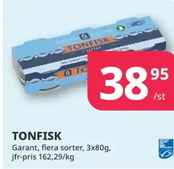 Tempo Garant tonfisk erbjuda