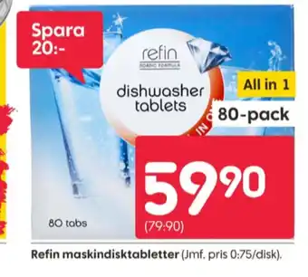 Rusta Refin diskmaskintabs erbjuda