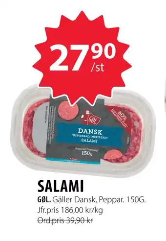 Handlar'n Salami erbjuda