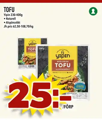 Nya Pulsen Tofu erbjuda