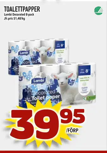 Din Mat Toalettpapper erbjuda