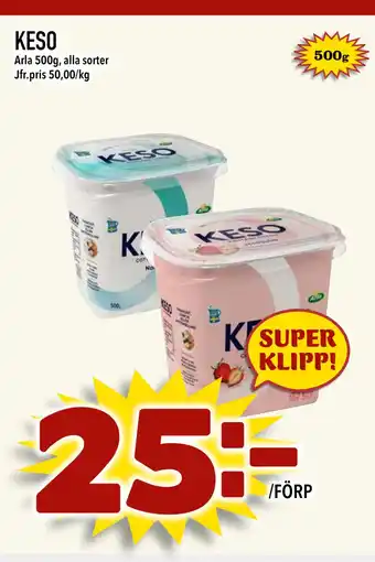 Nya Pulsen Keso erbjuda