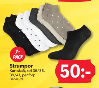 DollarStore Strumpor erbjuda