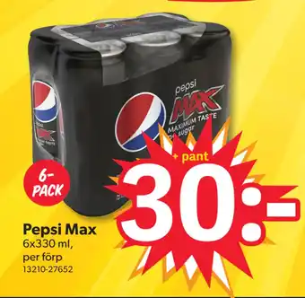 DollarStore Pepsi max erbjuda