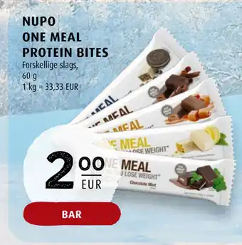Scandinavian Park Nupo one meal protein bites erbjuda