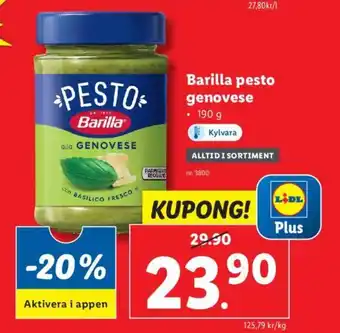 Barilla pesto genovese