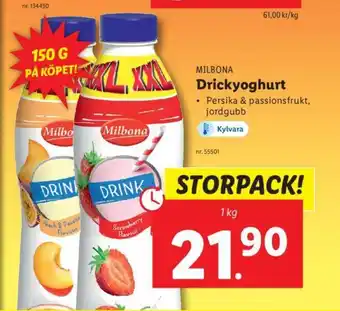 Lidl Drickyoghurt erbjuda