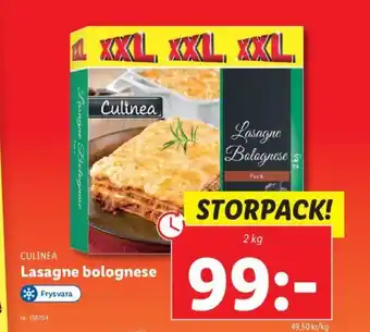 Lidl Lasagne bolognese erbjuda