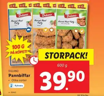Lidl Pannbiffar erbjuda
