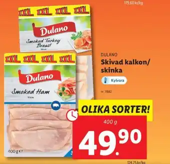 Lidl Skivad kalkon/ skinka erbjuda