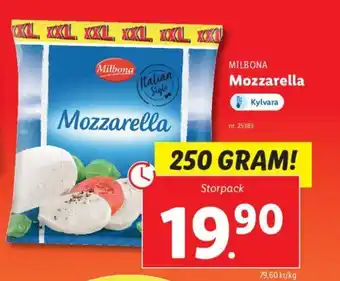 Lidl Mozzarella erbjuda
