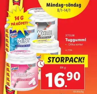 Lidl Tuggummi erbjuda