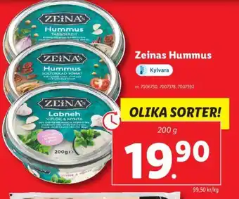 Lidl Zeinas Hummus erbjuda