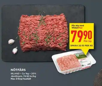 Willys NÖTFÄRS erbjuda
