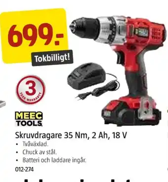 Jula Meec tools borr- och skruvdragere erbjuda
