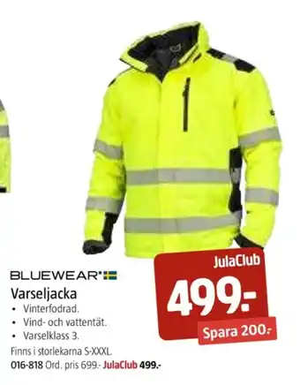 Jula Bluewear arbetsjackor erbjuda