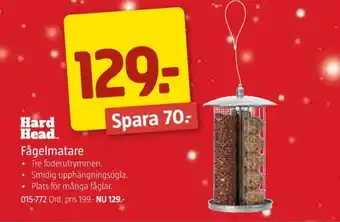 Jula Hard head fågelmatare erbjuda