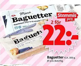 ICA Supermarket Baguetter erbjuda