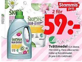 ICA Supermarket Tvättmedel erbjuda