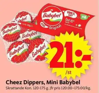 ICA Supermarket Cheez Dippers, Mini Babybel erbjuda