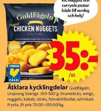 ICA Supermarket Ätklara kycklingdelar erbjuda