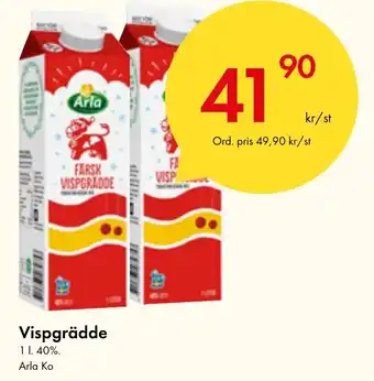 Snabbgross Vispgrädde erbjuda