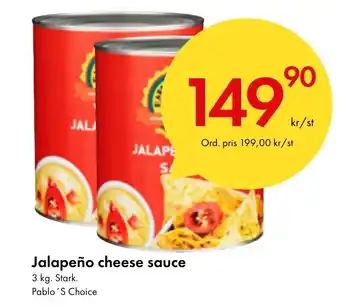 Snabbgross Jalapeño cheese sauce erbjuda