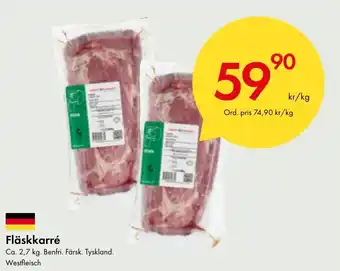 Snabbgross Fläskkarré erbjuda