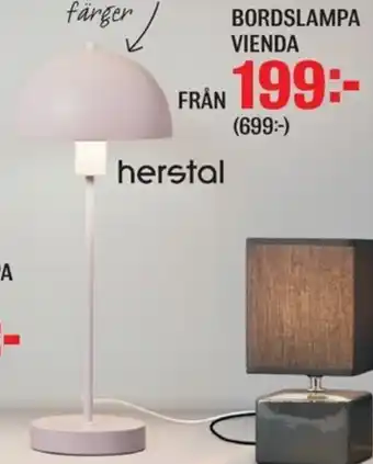 Mio BORDSLAMPA VIENDA erbjuda