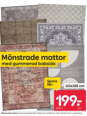 Rusta Mönstrade mattor erbjuda